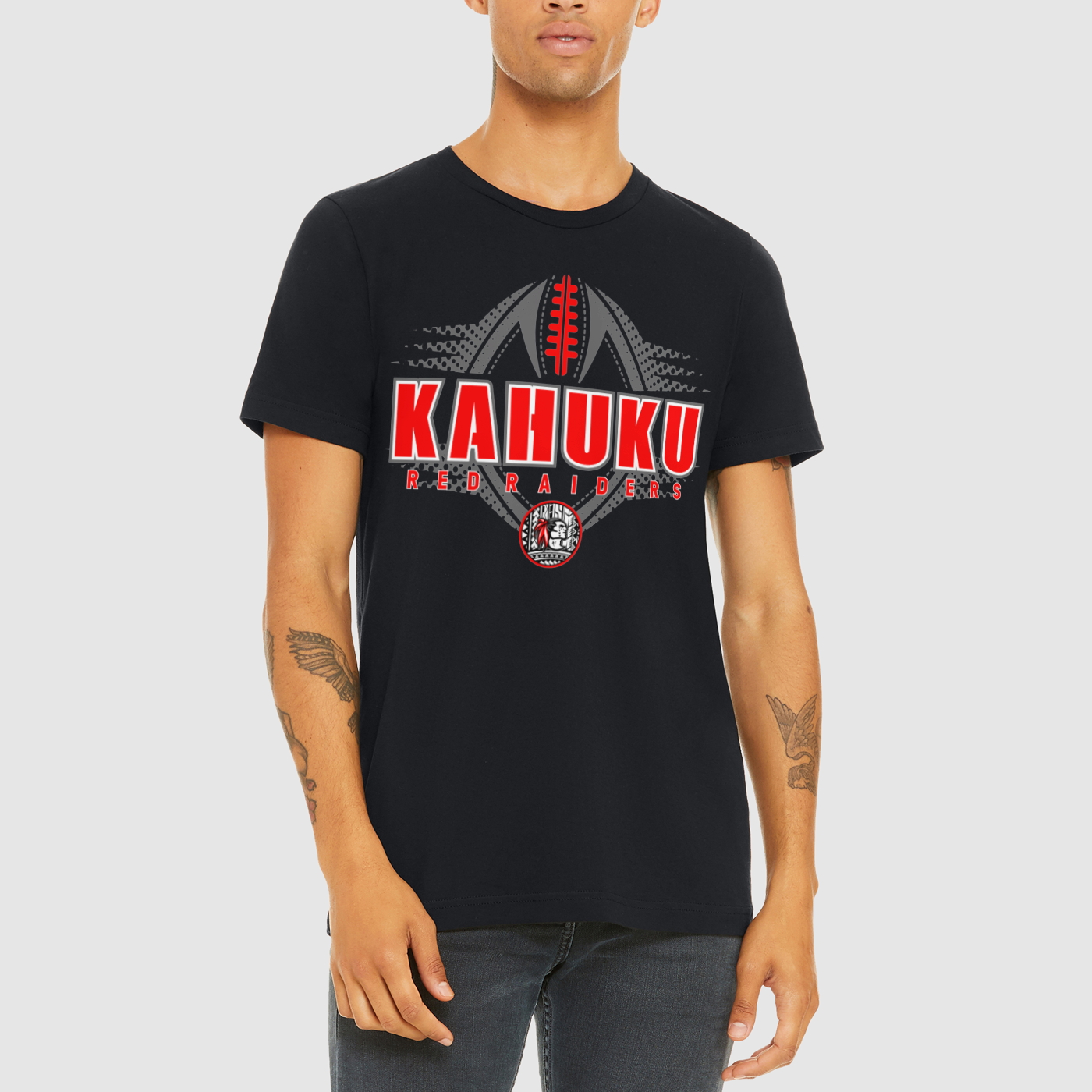"Kahuku Red Raiders" Men's Tee