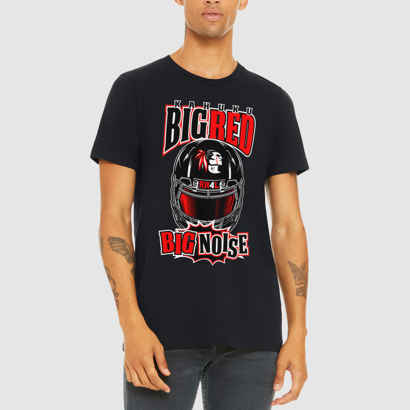 "Kahuku Big Red Big Noise" Mens Tee