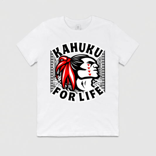 "Kahuku For Life"  Mens Crew Tee