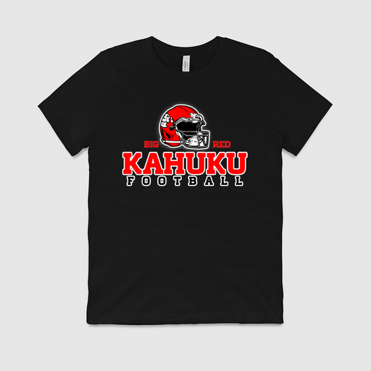 "Big Red Kahuku Football" Mens Tee