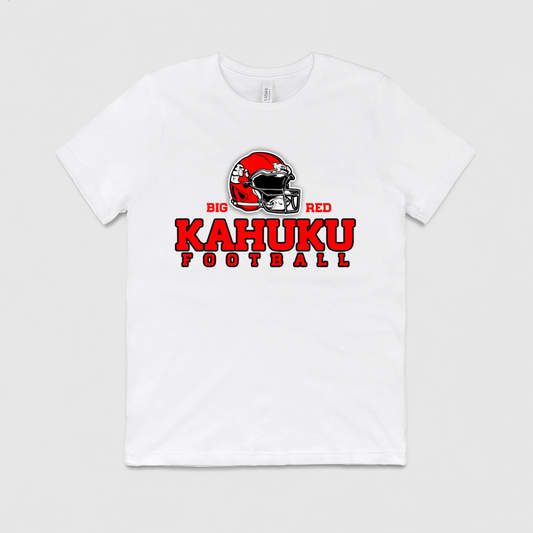 "Big Red Kahuku Football" Mens Tee