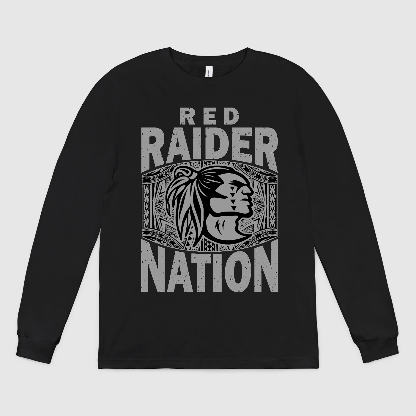 "Red Raider Nation" Long Sleeve Crew Tee