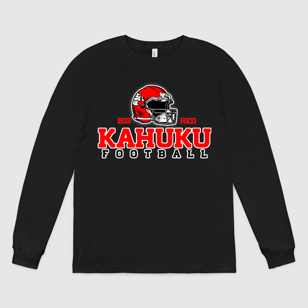 Red long sleeve football shirt shop