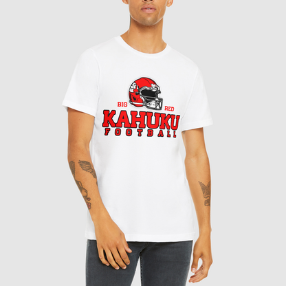 "Big Red Kahuku Football" Mens Tee